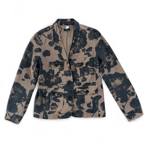 Jackets & Blazers - J. CREW Canvas Blossom Shadow Floral Field Jacket, Sz Xs